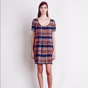 Ace & Jig tunic picnic dress in cabin plaid size large